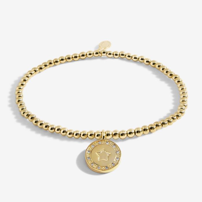 Joma Jewellery Gold A Little 'Happy Birthday' Bracelet